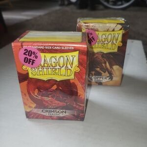 NEW Sealed! Dragon Shield Deck Protector Sleeves 100 Count Standard Size